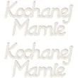 scrapki beermata napis kochanej mamie 85x42 mm 2 szt