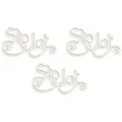 scrapki beermata napis sto lat vintage 55x31 mm 3 szt