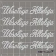 scrapki beermata napis wesolego alleluja 89x17 mm 4 szt