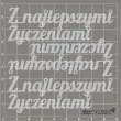 scrapki beermata napis z najlepszymi zyczeniami 85x30 mm 3 szt