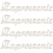 scrapki beermata napis zaproszenie 90x18 mm 4 szt