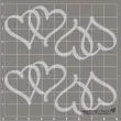 scrapki beermata serce deco double 49x35 mm 4 szt