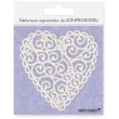 scrapki beermata serce koronkowe 87x90 mm