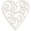 scrapki beermata serce serduszkowe 54x58 mm 2 szt