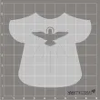 scrapki beermata szatka do chrztu z golebiem 80x73 mm