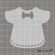 scrapki beermata szatka do chrztu z mucha 80x73 mm