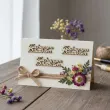 scrapki drewniane dekoracja na dzien babci i dziadka kochanym dziadkom 85x30 mm 3 szt