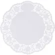 serwetka dekoracyjna okragla biala godan 20 cm 100 szt