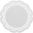 serwetka dekoracyjna okragla bialy godan 36 cm 12 szt