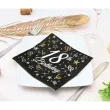 serwetki 18th birthday 18 urodziny czarne godan 33 x 33 cm 20 szt