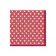 serwetki 25 cm kropki czerwone 20 szt