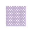 serwetki 25 cm kropki liliowe 20 szt