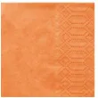 serwetki 33 cm gladkie pomaranczowe 20 szt