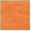 serwetki 33 cm gladkie pomaranczowe 20 szt