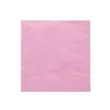 serwetki 33 cm gladkie rozowe jasne 20 szt