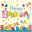 serwetki 33 cm happy birthday 20 szt