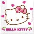 serwetki 33 cm hello kitty serduszka 20 szt