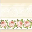 serwetki 33 cm rose retro kremowe 20 szt