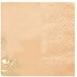 serwetki 33 cm slub lososiowe obraczki 20 szt