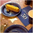 serwetki 50 urodziny happy birthday 50 granatowe partypal 33 cm 10 szt