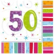 serwetki 50 urodziny radiant birthday amscan 33 cm 16 szt