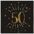 serwetki 50 urodziny santex 33 cm 10 szt