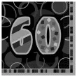 serwetki 60 glitz black 33 cm unique 16 szt