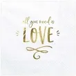 serwetki all you need is love bialy partydeco 33 cm 20 szt
