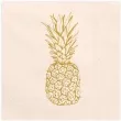 serwetki aloha ananas jasnobrzoskwiniowe partydeco 33 cm 20 szt