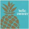 serwetki ananas hello summer amscan 33 cm 20 szt