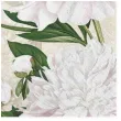 serwetki biale peonie maki 33 cm 20 szt
