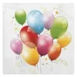 serwetki birthday balloons baloniki maki 33 cm 20 szt