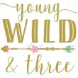 serwetki boho young wild and three urodziny 3 amscan 33 cm 16 szt