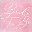 serwetki bride to be rozowe jasne 33 cm 20 szt