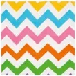 serwetki chevron teczowe 33 cm 20 szt