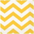 serwetki chevron zolte 33 cm 16 szt