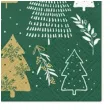 serwetki choinki zielone paw 33 cm 20 szt