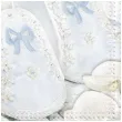 serwetki chrzest buciki niebieskie maki 33 cm 20 szt