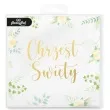 serwetki chrzest swiety eukaliptus partypal 10 szt 33 cm