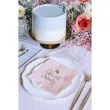 serwetki chrzest swiety rozowy partydeco 33 cm 12 szt