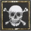serwetki czaszka pirata boland 33 cm 12 szt