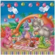 serwetki dinozaury na pikniku maki 33 cm 20 szt