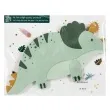 serwetki dinozaury triceratops zielony partydeco 33 cm 12 szt