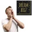 serwetki dream big czarno zlote unique 25 cm 16 szt