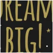 serwetki dream big czarno zlote unique 25 cm 16 szt