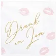 serwetki drunk in love biale 33 cm 20 szt