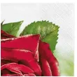 serwetki duza czerwona roza maki 33 cm 20 szt