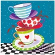 serwetki filizanki mad hatter tea party 25 cm 16 szt