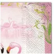 serwetki flamingi w stawie maki 33 cm 20 szt