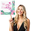 serwetki floral fair happy birthday creativeconverting 33 cm 16 szt